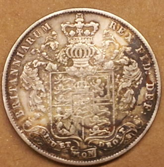 1826-Half-Crown